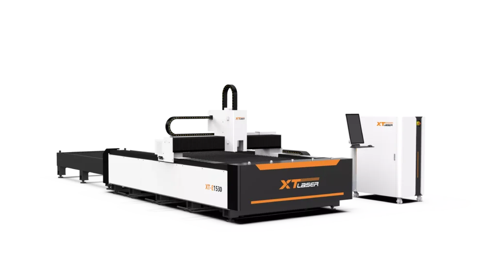 XTlaser-E1530 open type exchange table fiber laser cutting machine-1