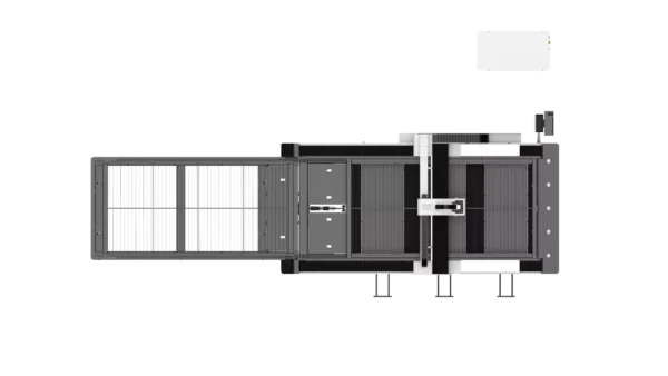 XTlaser-E1530 open type exchange table fiber laser cutting machine-5