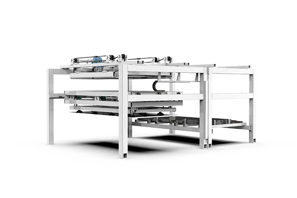 automated loading and unloading system for laser cutter