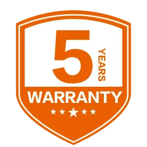 5-year warranty icon